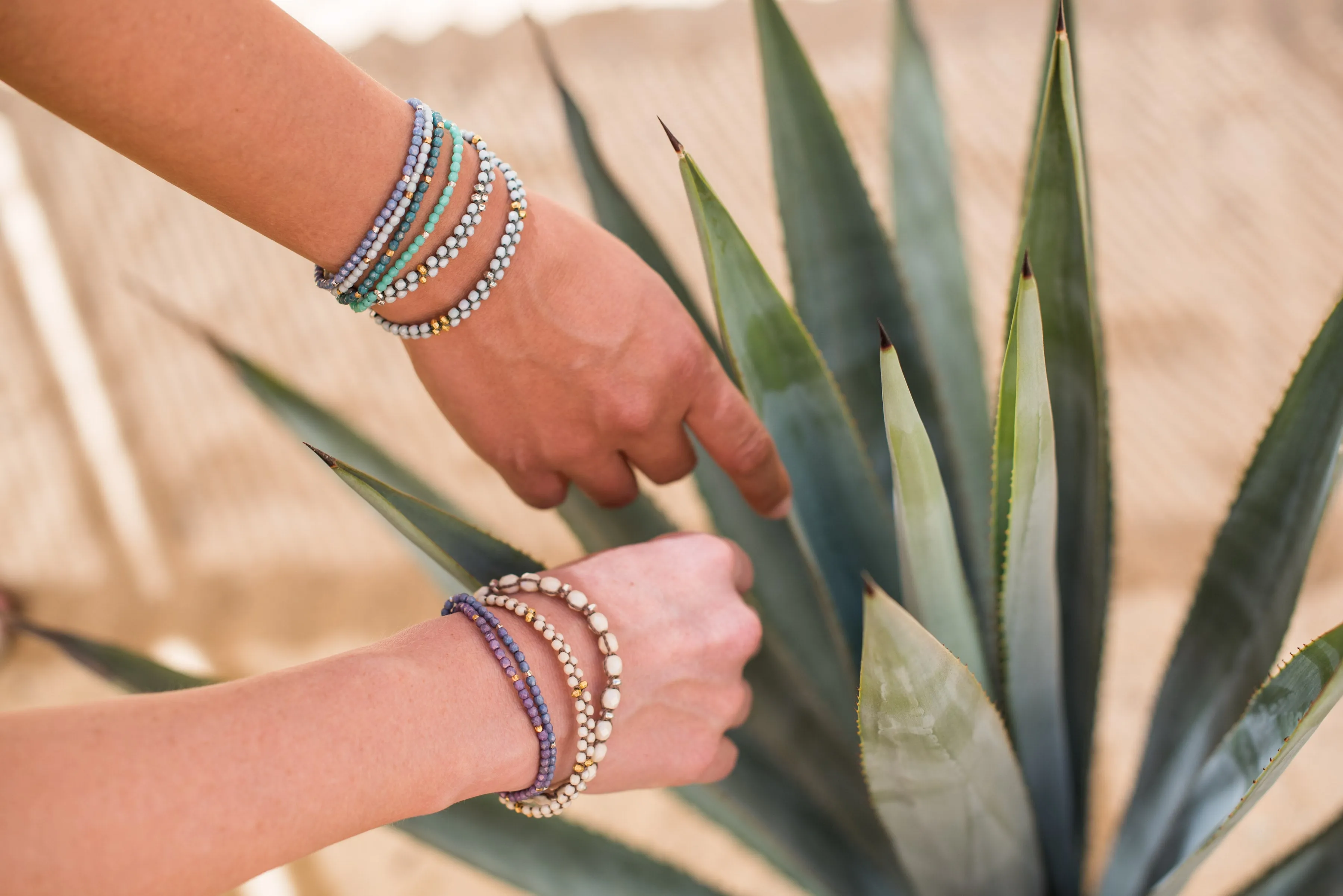 Meridian Wrap Bracelet - Mist