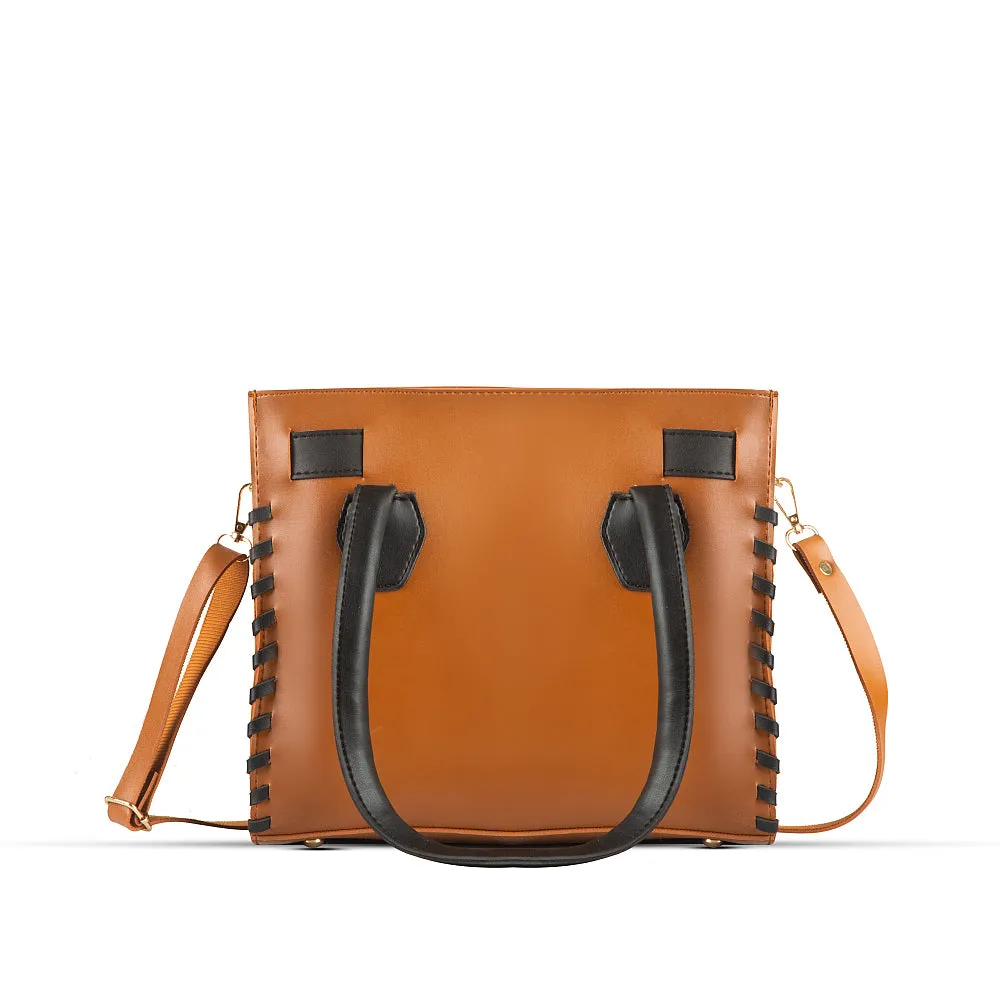 Mingle Brown Tote Bag