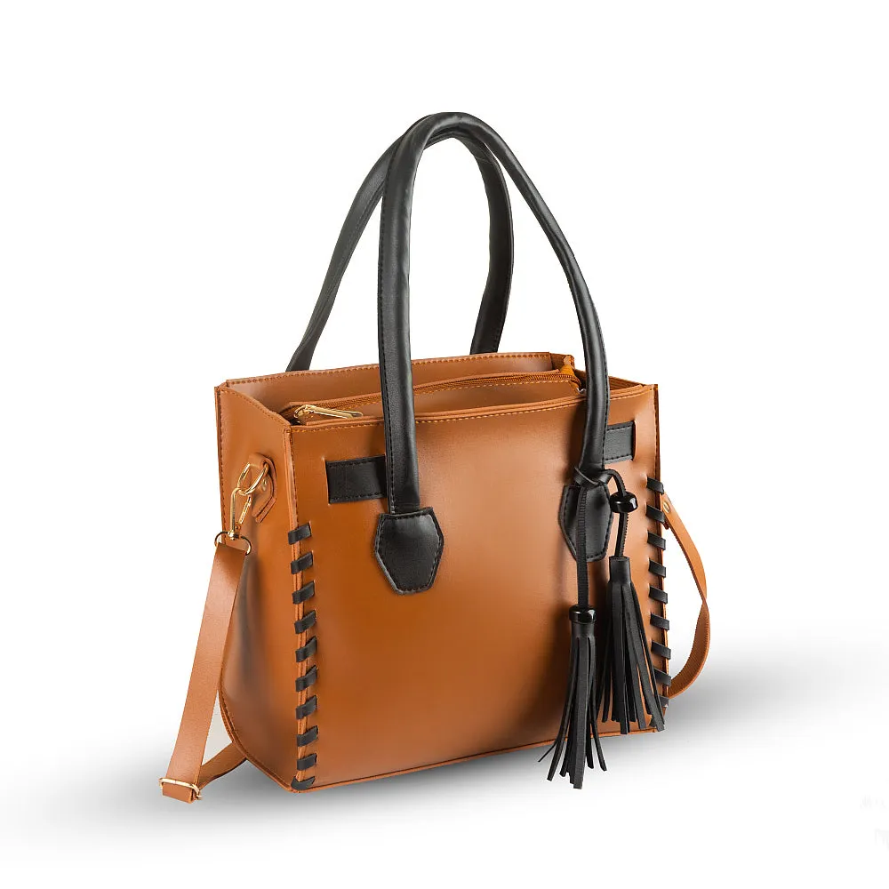 Mingle Brown Tote Bag