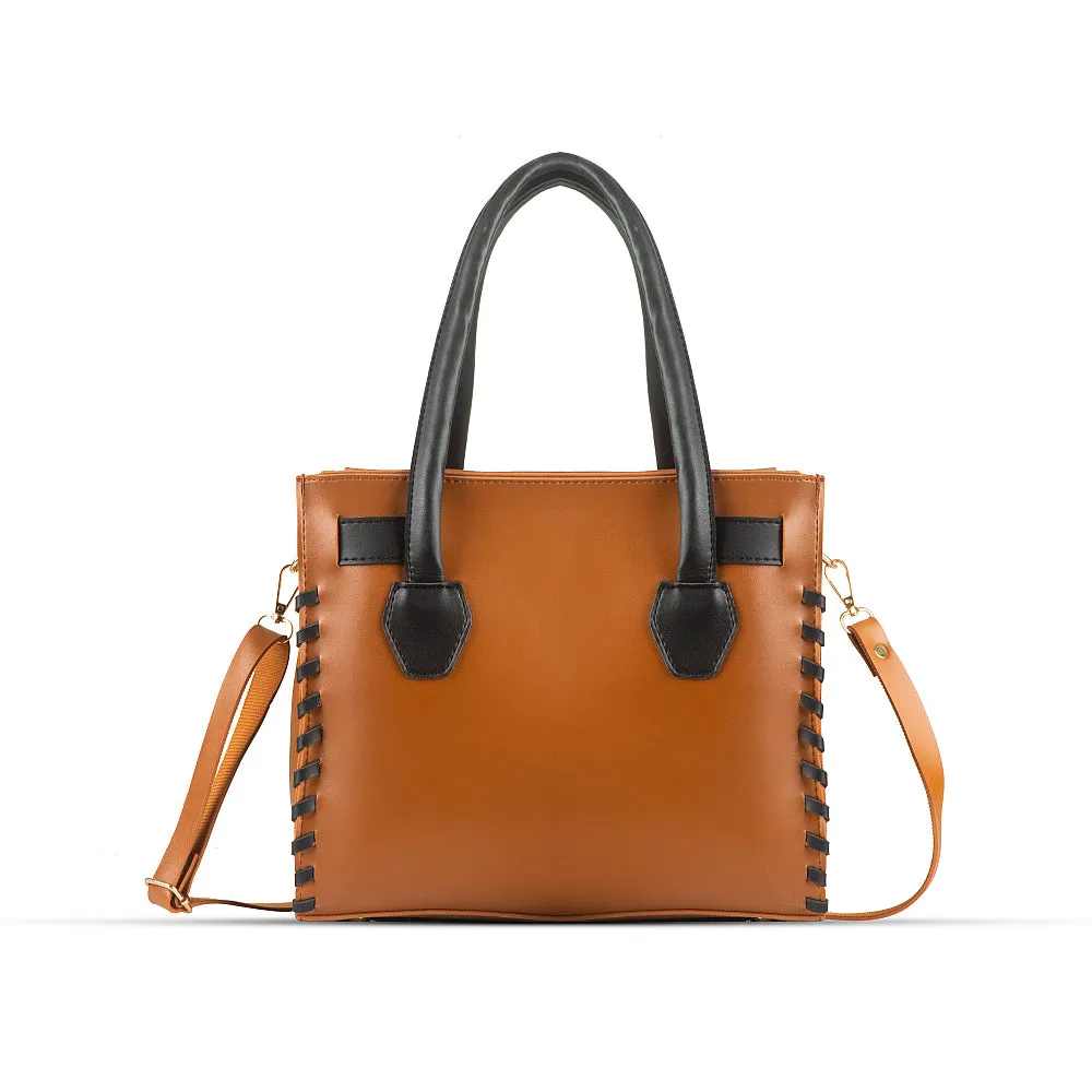 Mingle Brown Tote Bag