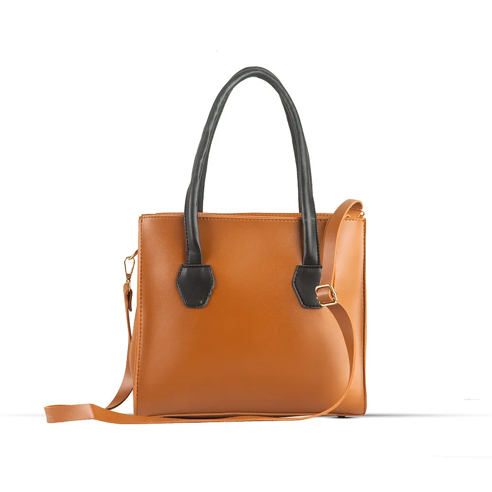 Mingle Brown Tote Bag