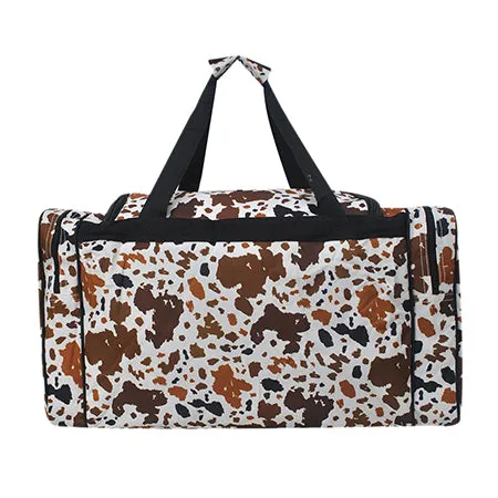 Mocha Cow NGIL Canvas 23 Duffle Bag