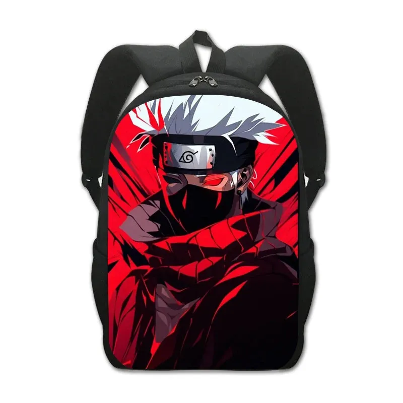 Mochila Naruto backpack Hatake Kakashi Peripheral School Bag Cartoon Anime Backpack for Elementary and Middle School Students