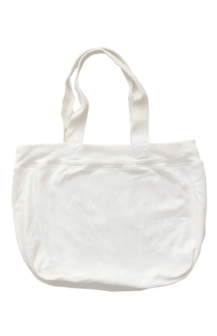 NEW! NATURAL ORGANIC FLEECE BEACH BAG Made in USA