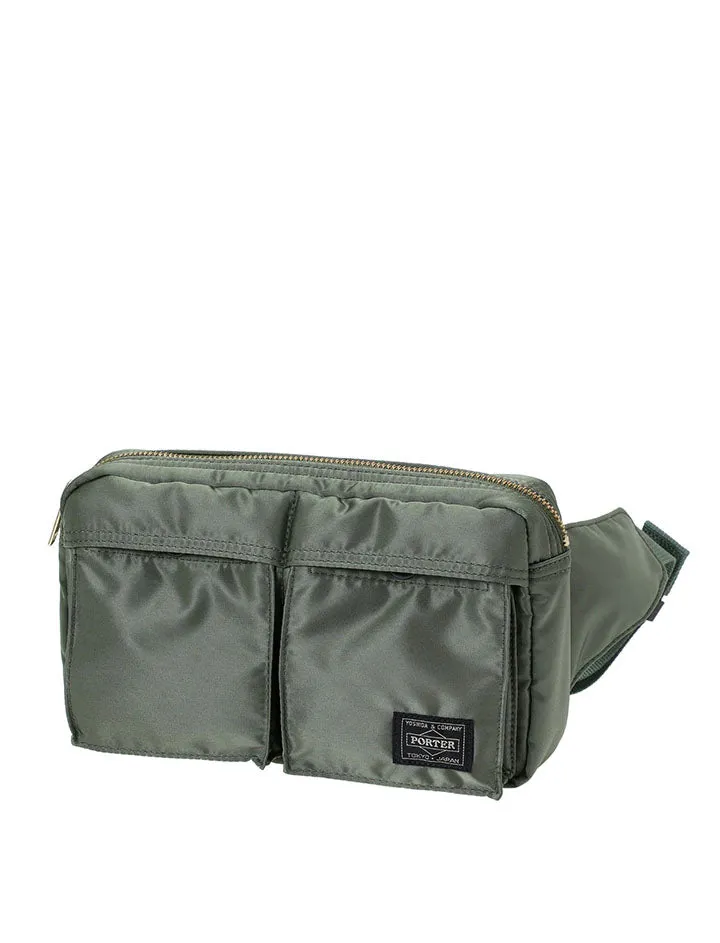 Porter-Yoshida and Co Tanker Waist Bag 1 Sage Green