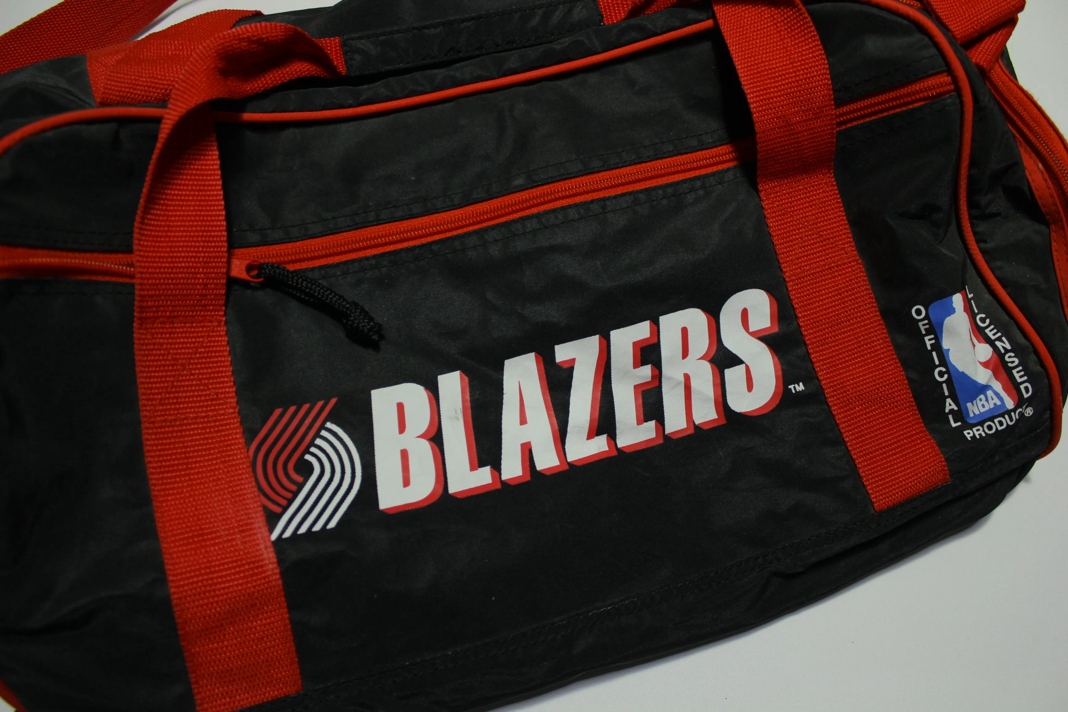 Portland Trail Blazers Vintage 90's Duffle Gym Travel Bag