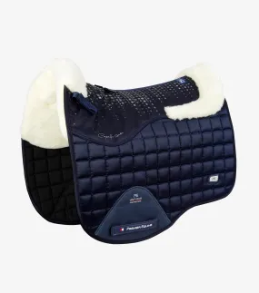 Premier Equine Capella Close Contact Merino Wool Dressage Square Navy/Natural