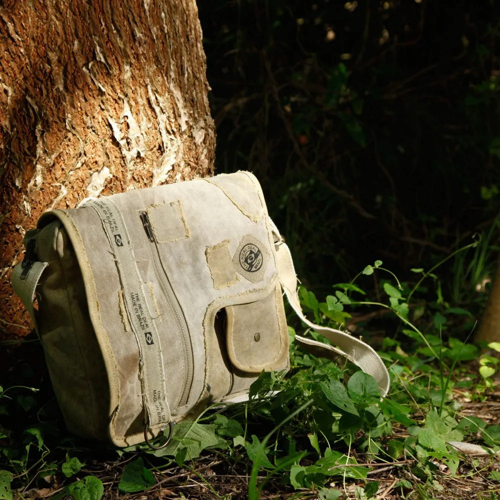 Recycled Tarp Messenger Bag