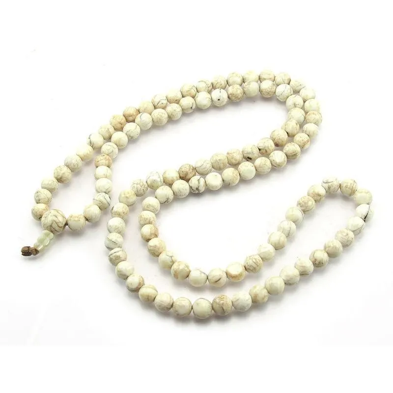 Sacred Shank Shell Mala 8mm