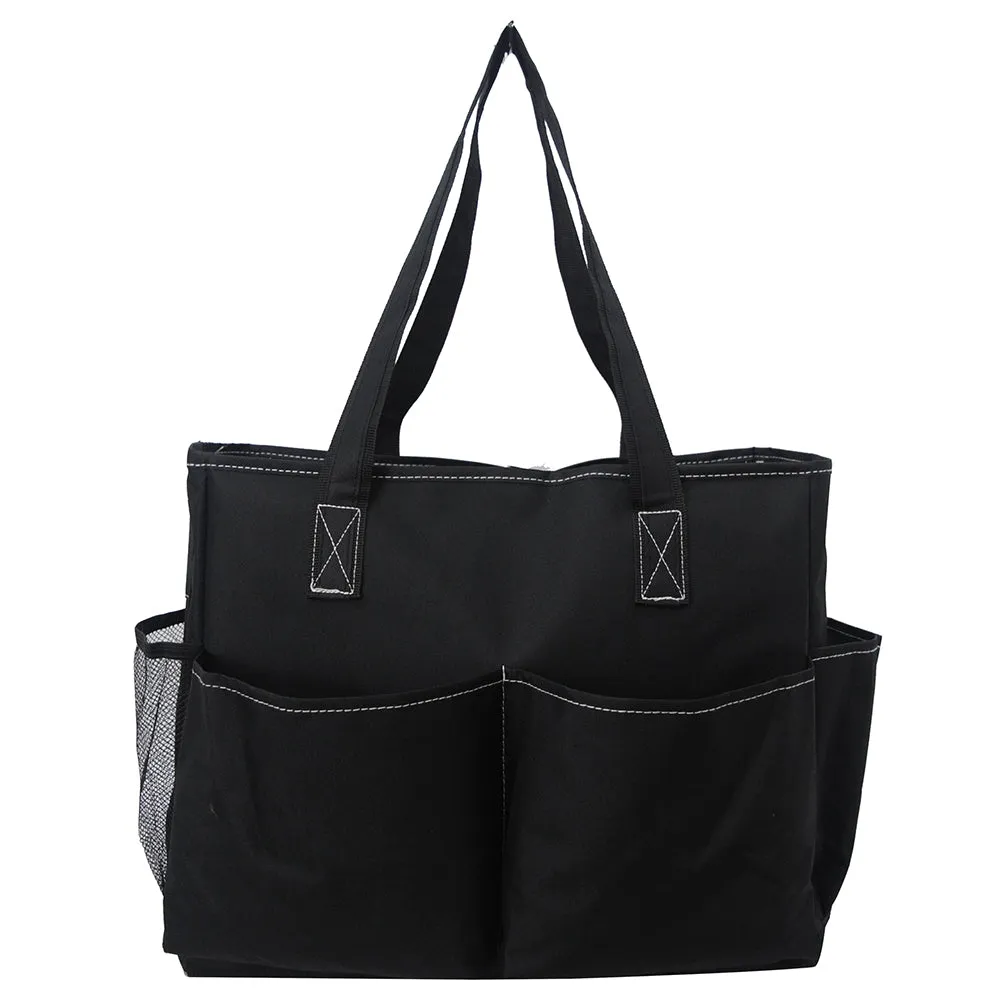 SALE! Solid Color Black NGIL Large Utility Caddy Tote