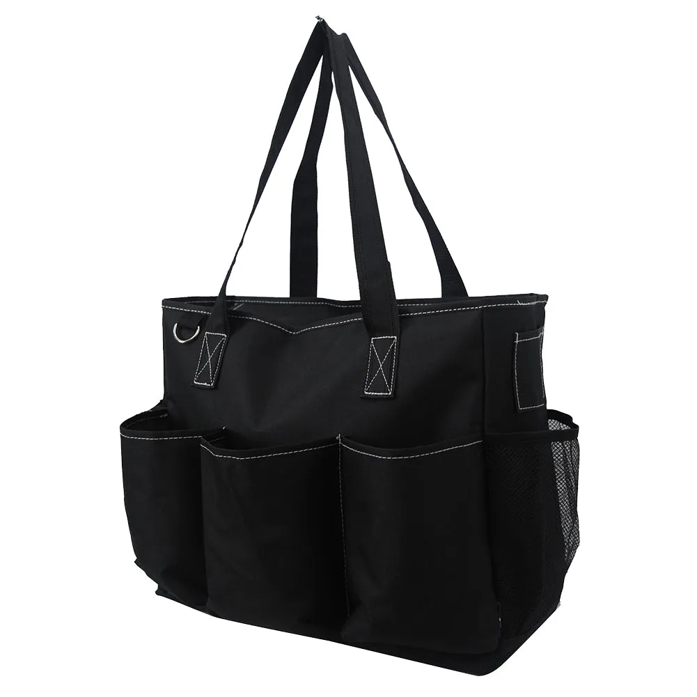 SALE! Solid Color Black NGIL Large Utility Caddy Tote