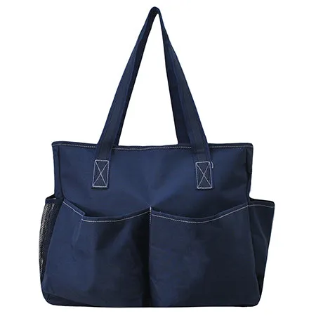 SALE! Solid Color Navy NGIL Large Utility Caddy Tote