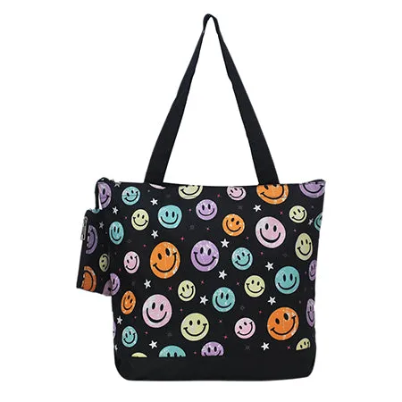 Smiley Faces NGIL Canvas Tote Bag