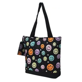 Smiley Faces NGIL Canvas Tote Bag