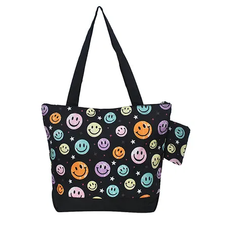 Smiley Faces NGIL Canvas Tote Bag