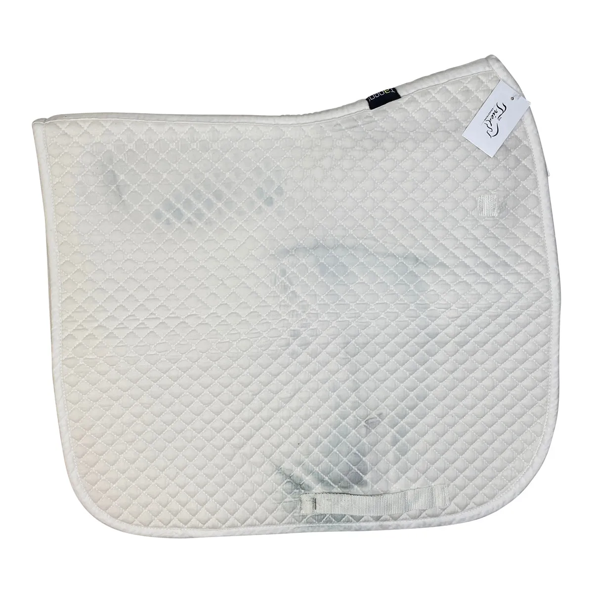 Tango by Toklat Diamond Saddle Pad in White - Full