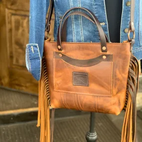 The Oakley Brown Fringe Purse Tote