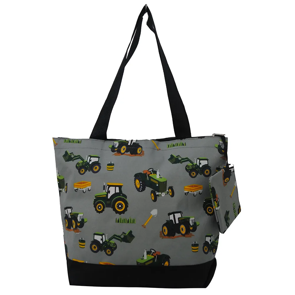 Tractor Trucks Canvas Tote Bag