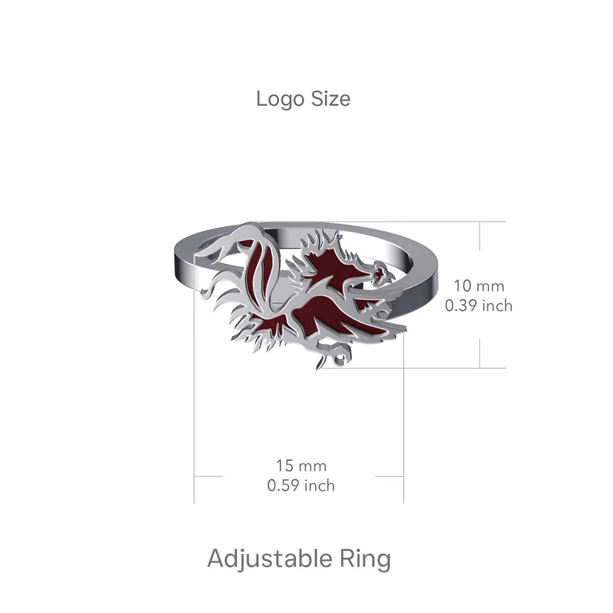 University of South Carolina Bypass Ring - Enamel