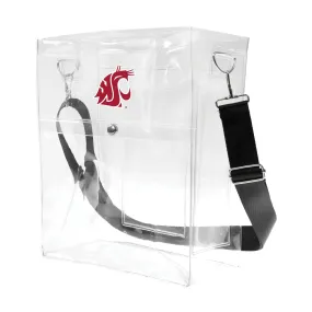 WSU Clear Ticket Satchel